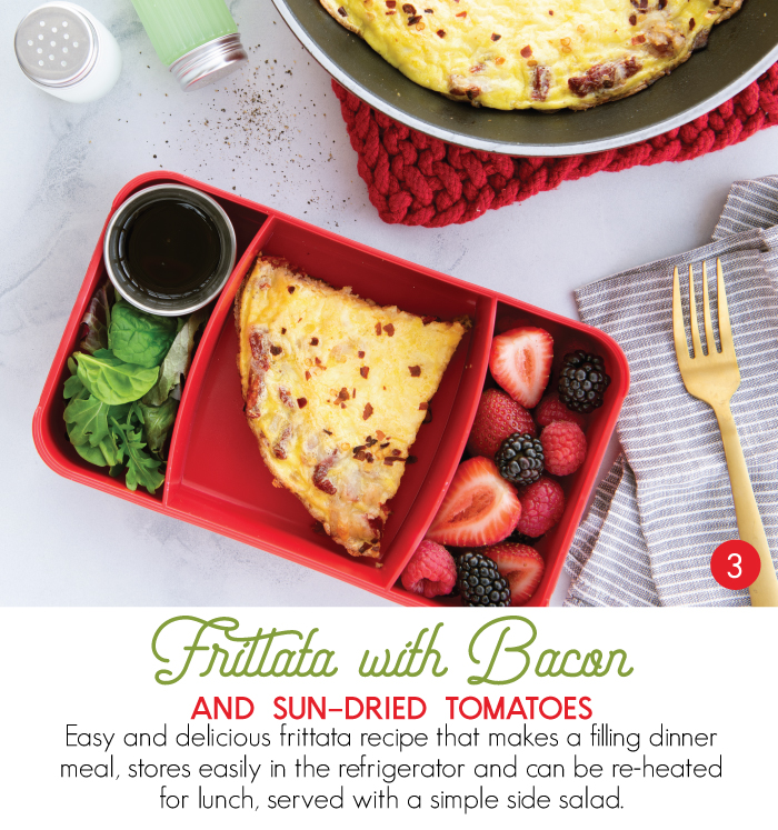 Frittata with Bacon and Sun-Dried tomatoes-recipe