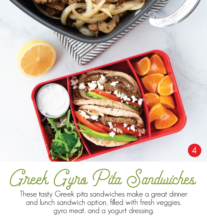 Greek Gyro Pita Sandwiches-recipe