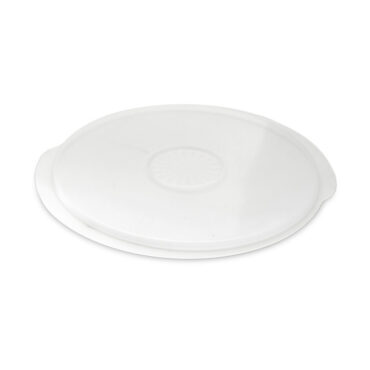 Clear plastic lid for Nordic Ware 5-quart mixing bowl, round with raised center handle