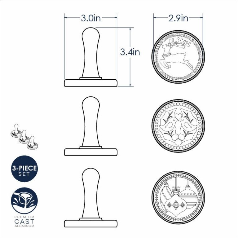 Yuletide Cookie Stamps Holiday Bakeware Accessories Nordic Ware