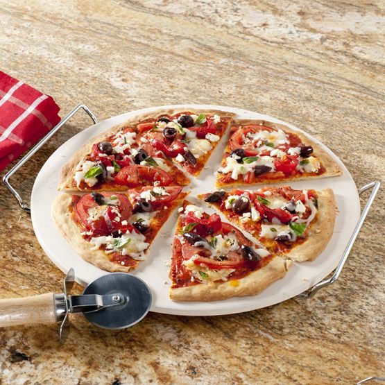 13 Inch Pizza Stone Set Nordic Ware