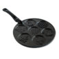 Honey Bee Pancake Pan, 7 different designs: bees, honeycomb, flower, beehive and a black handle