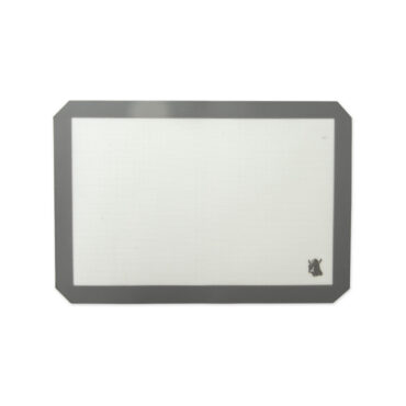 Nordic Ware rectangular silicone baking mat with grey border trim, non-stick surface for even baking