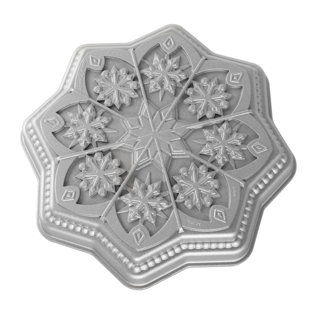 Sweet Snowflakes Shortbread Pan View 1