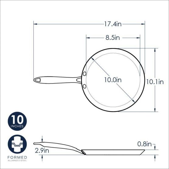 Traditional French Steel Crepe Pan Breakfast Pan Nordic Ware