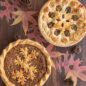 12" Leaves & Apples Reversible Pie Top Cutter