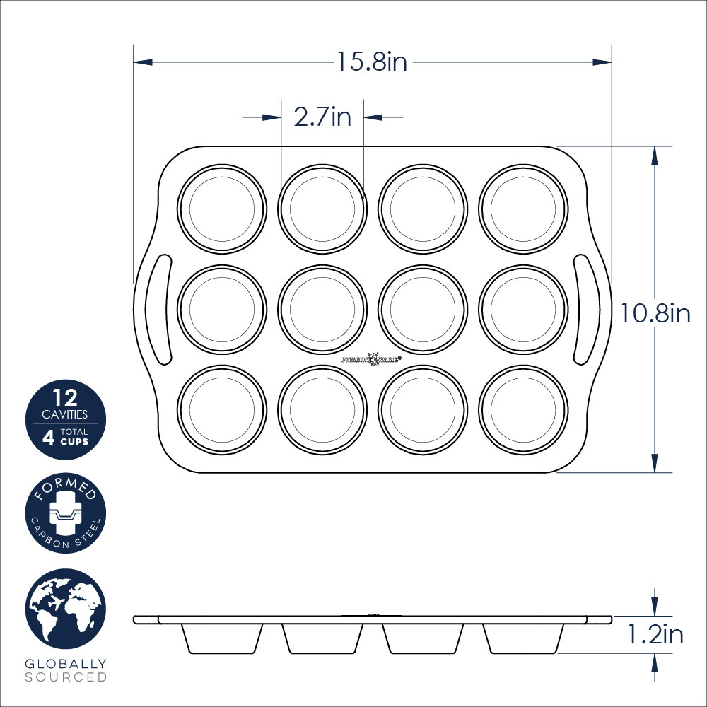 Treat™ Muffin Pan Nonstick Bakeware Nordic Ware