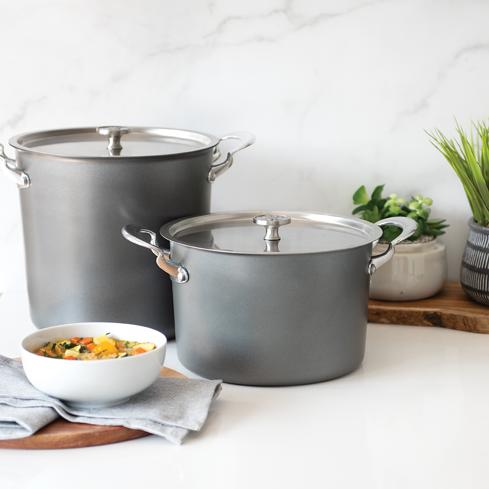 Flare 6 qt Stock Pot with glass lid