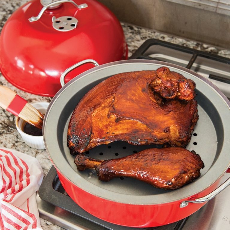 Kettle Smoker Indoor Outdoor Grill Cookware Nordic Ware