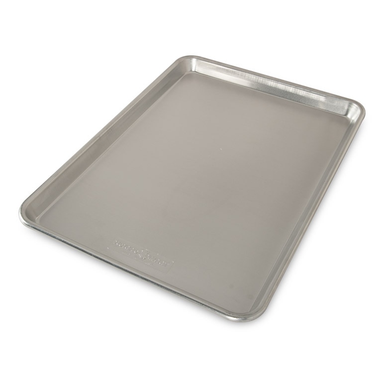 Nordic Ware Natural Aluminum Commercial Bakers Half Sheet 2 pack Silver 2-Pack