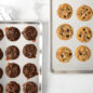 Two Naturals® Baker's Half Sheets with freshly baked cookies