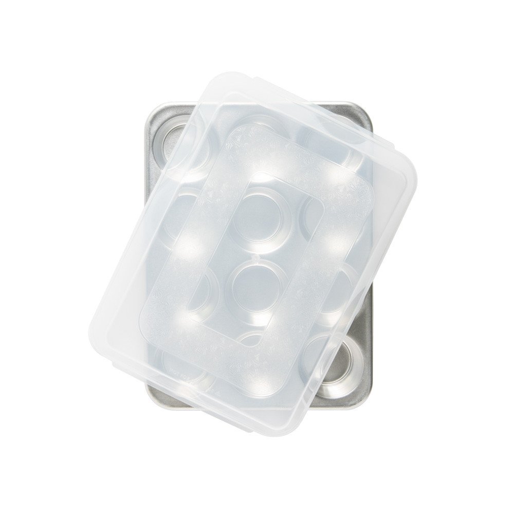 Naturals® 12 Cavity Muffin Pan with High-Domed Lid View 1
