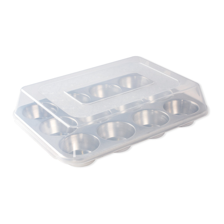 Naturals® 12 Cavity Muffin Pan with High-Domed Lid View 1