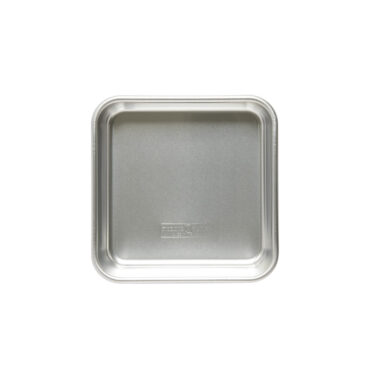Nordic Ware aluminum square cake pan, 9-inch with straight sides and natural silver finish