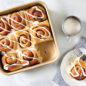 Naturals® Nonstick 9" Square Cake Pan with Cinnamon Buns