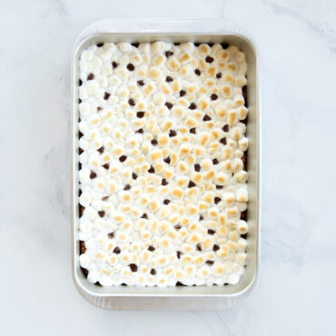 Nordic Ware aluminum covered baking pan with smores bars