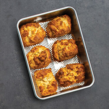 golden brown rolls baked with nordic ware 9x13 prism pan