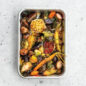 Roasted vegetables on Naturals Eighth Sheet Pan