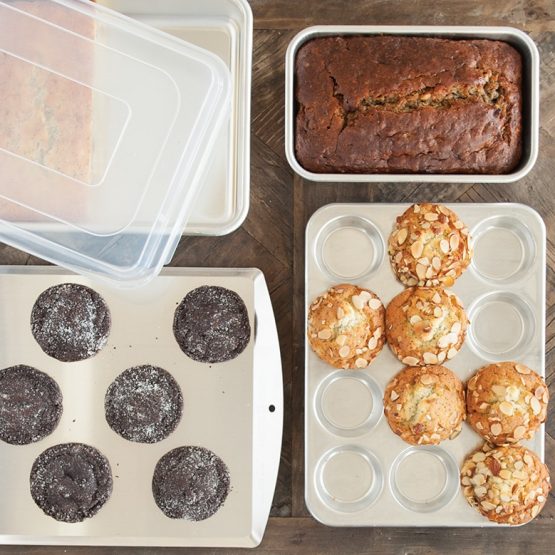 Naturals® 5 Piece Baking Set Aluminum Baking Pans Nordic Ware