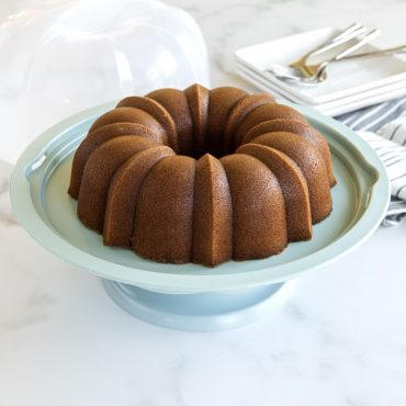 Bundt® Cake Stand with baked Bundt on stand