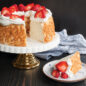 Angel Food Cake, Frosted