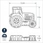 Tractor Pan Dimensional Drawing