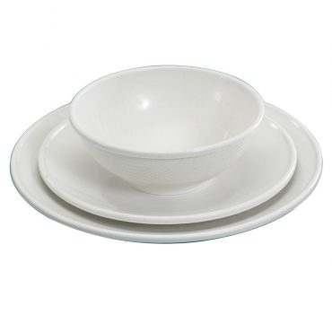 2 White Microwaveable 10" Plates MICROWAVE PLATES 