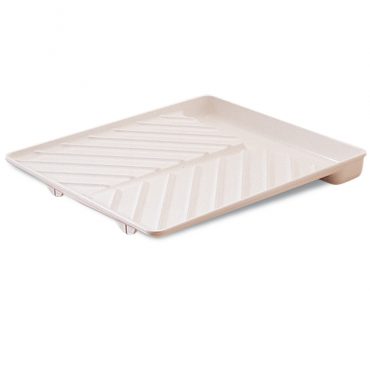 Large Slanted ribbed Bacon Tray and Food Defroster, with well for grease