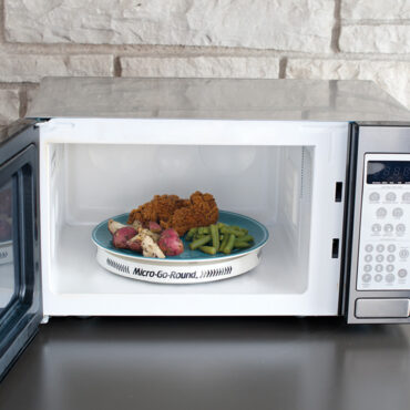 Compact Micro-Go-Round, Chicken, Inside Microwave