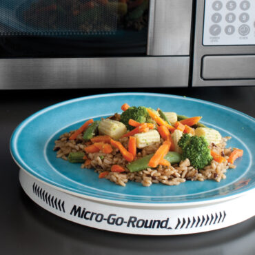 Compact Micro-Go-Round, Stir Fry, Outside Microwave