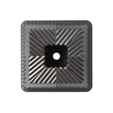 Exterior of Bundt Squared Pan; overhead