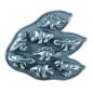 Dinosaur Cakelet Pan, 8 cavity designs, blue exterior color