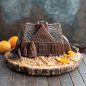 Fall themed Gingerbread House Bundt® Pan