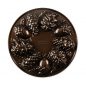 Woodland Cakelet Pan, bronze exterior