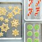Holiday Cookies on sheet pans