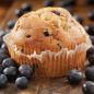 Baked blueberry muffin using Jumbo muffin pan