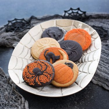 Halloween Stamped Cookies