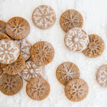 Soft Gingerbread Stamped Cookies