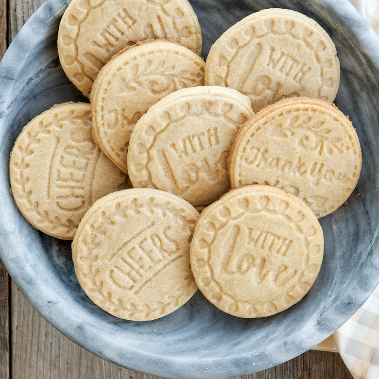 Nordic Ware Pretty Pleated Cookie Stamps & Reviews