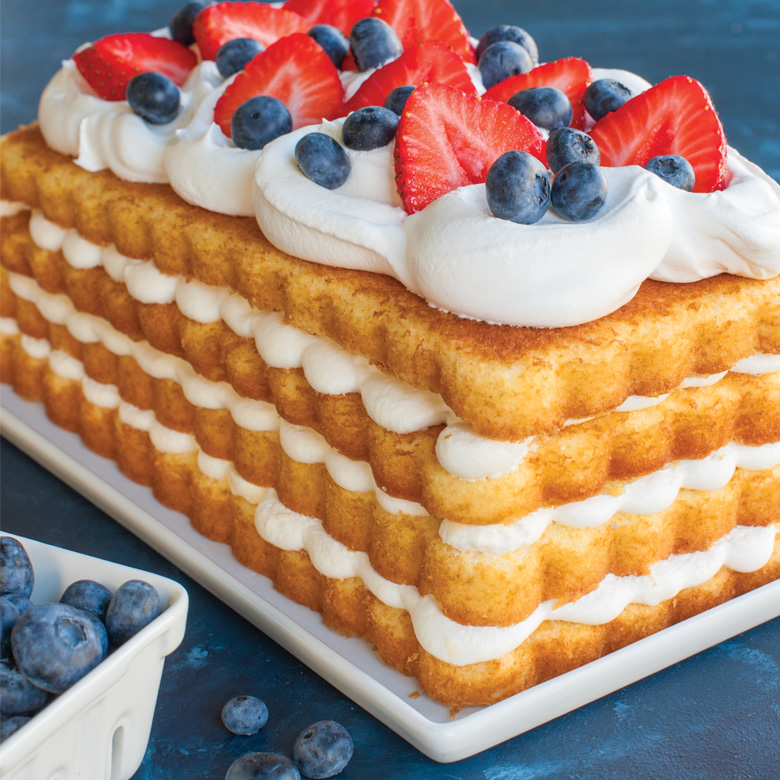 Layered Vanilla Butter Loaf Cake