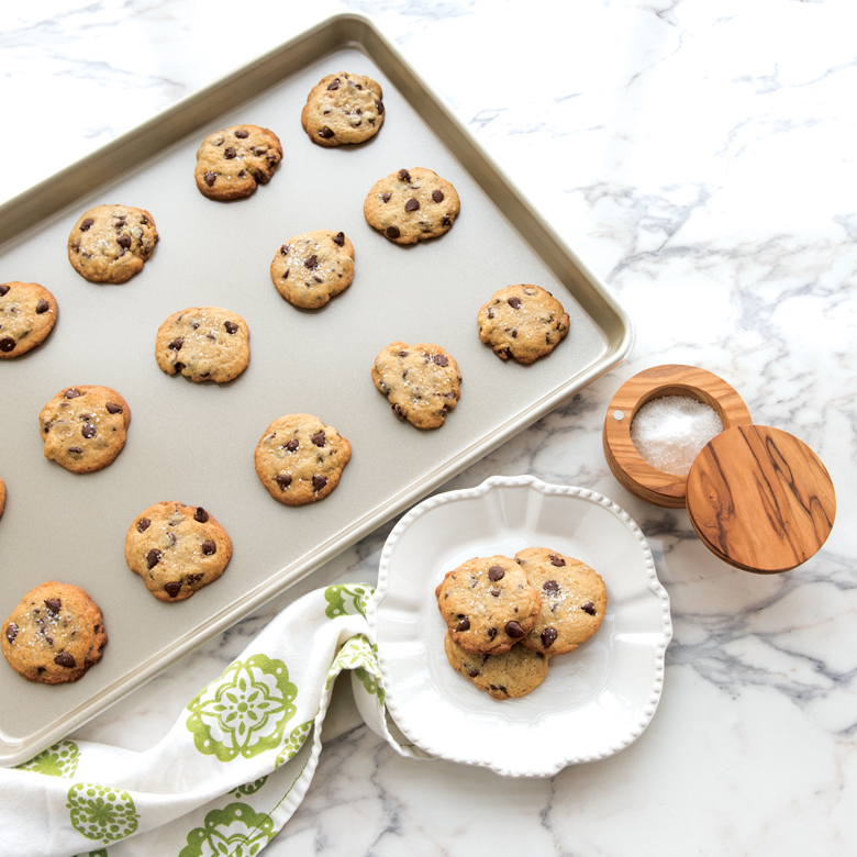 Chocolate Chip Cookies with Sea Salt