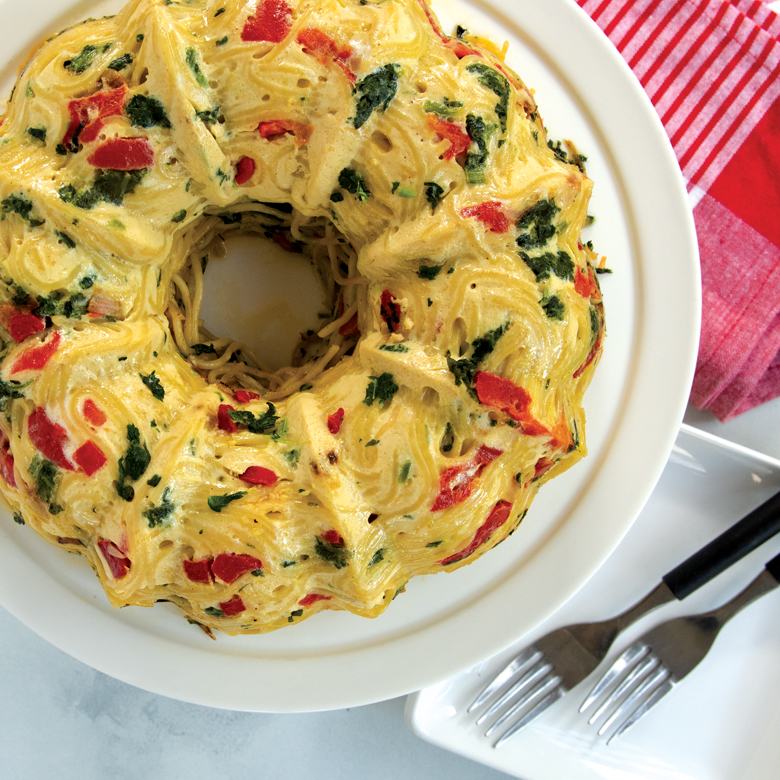 Spaghetti Florentine Bundt