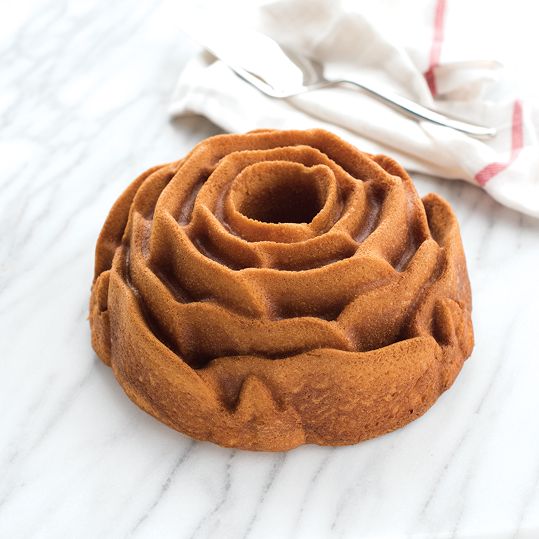 Strawberries and Cream Bundt Cake