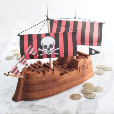 Peanut Butter Pirate Ship Cake