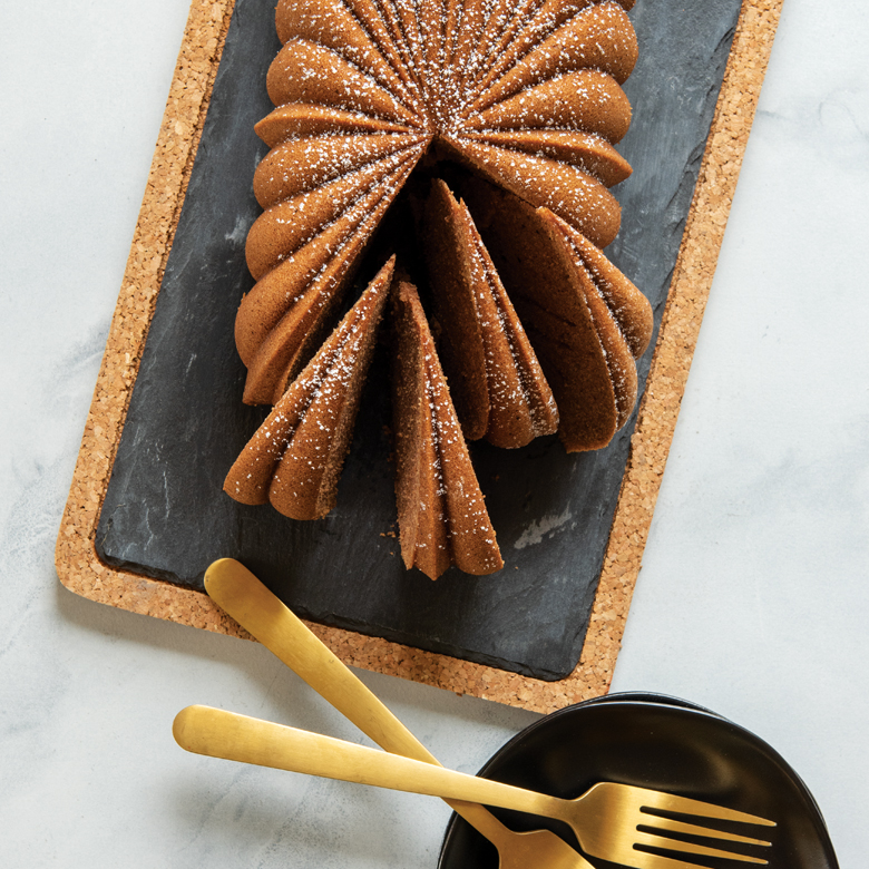 Hazelnut Espresso Loaf Cake - Nordic Ware