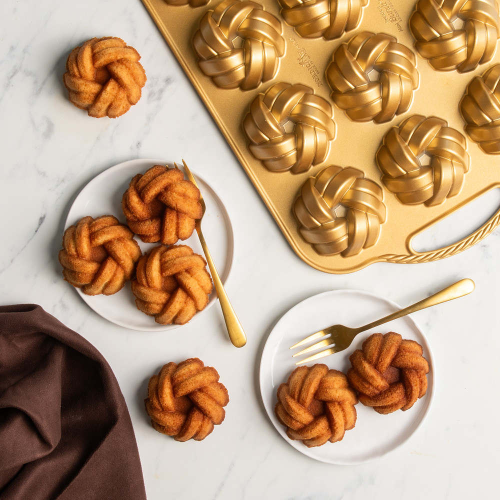 75th Anniversary Braided Mini Bundt® Pan View 2