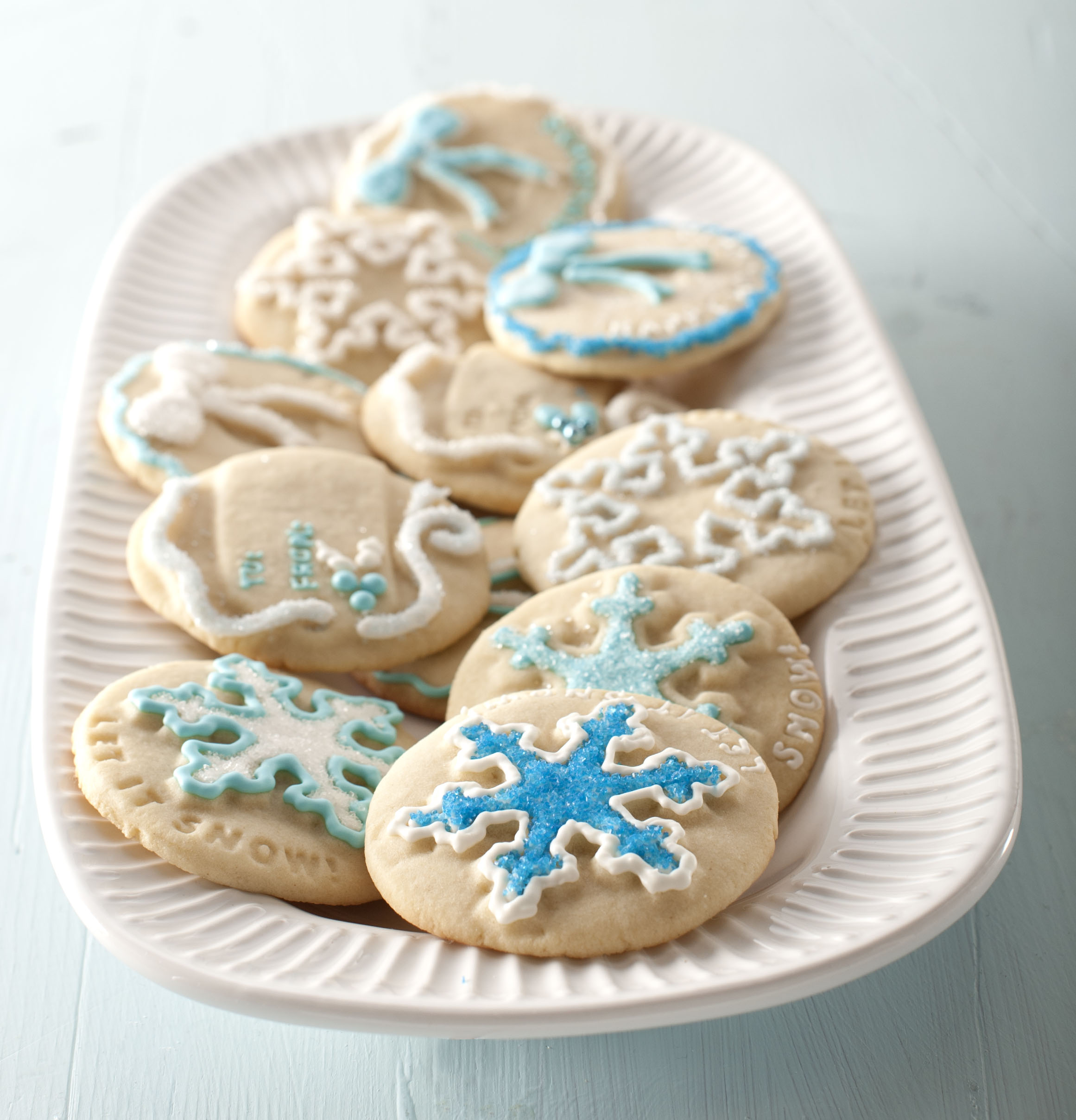 Almond Stamped Cookies