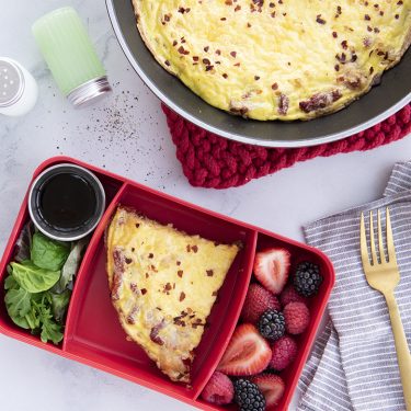 Bacon and Sun-Dried Tomato Cheese Frittata