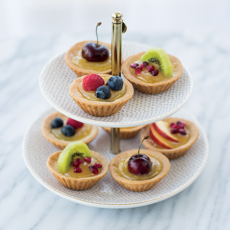 Lemon Cream Cheese Fruit Tartlettes