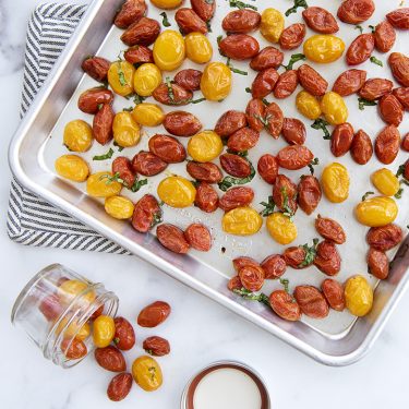 Visit Oven Roasted ‘Candy’ Tomatoes Recipe